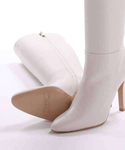 ブーツ セミルーズロングブーツ レディース