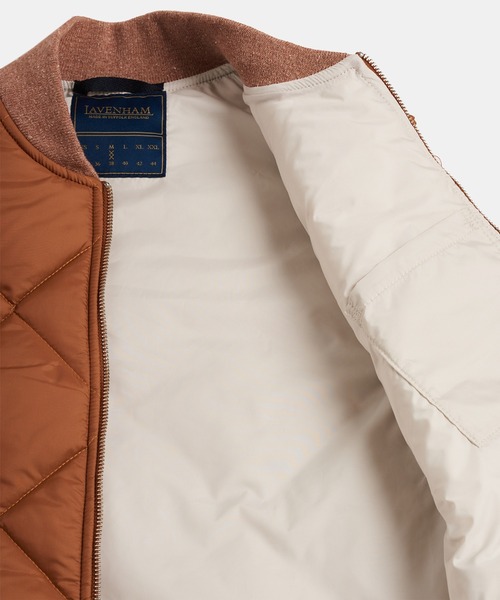 LAVENHAM（ラベンハム） ベスト ジレ BIG QUILT BOMBER GILET MENS