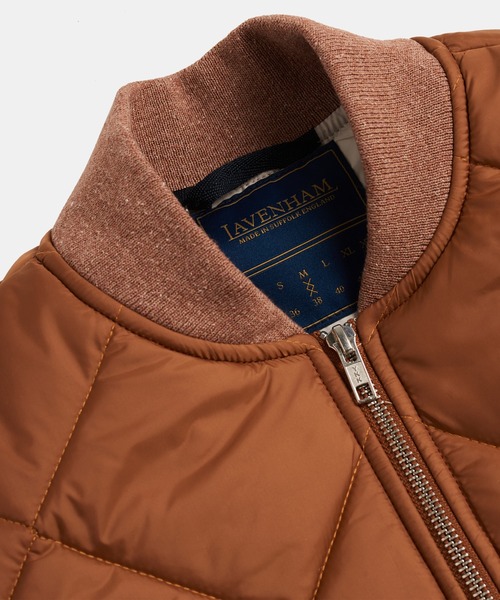 LAVENHAM（ラベンハム） ベスト ジレ BIG QUILT BOMBER GILET MENS