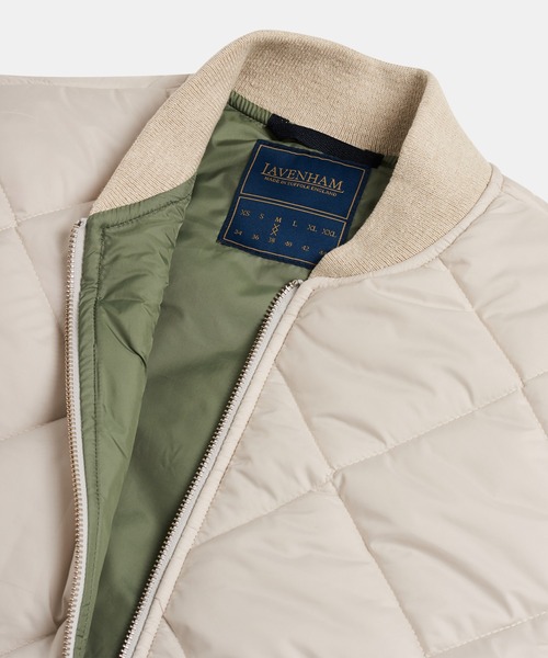 LAVENHAM（ラベンハム） ベスト ジレ BIG QUILT BOMBER GILET MENS