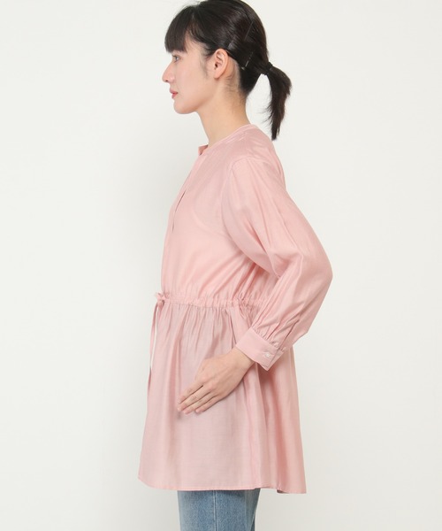 ikka（イッカ） ブラウス シャツ シアスキッパーチュニック レディース