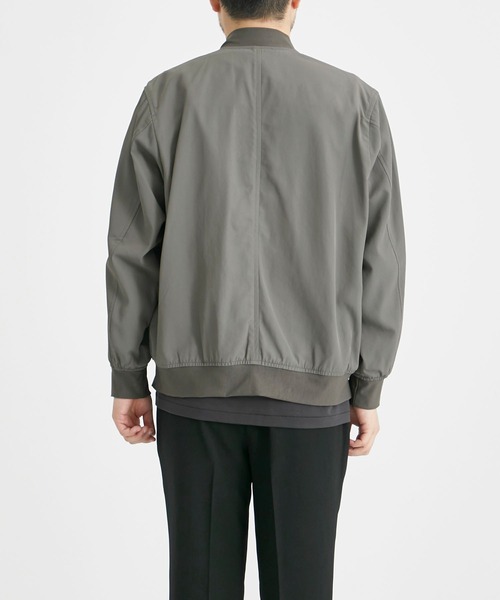ATTACHMENT HIGH TWIST NY TWILL MA-1 ブラック ATTACHMENT / アタッチメント】HIGH TWIST NY TWILL MA-1/ハイ