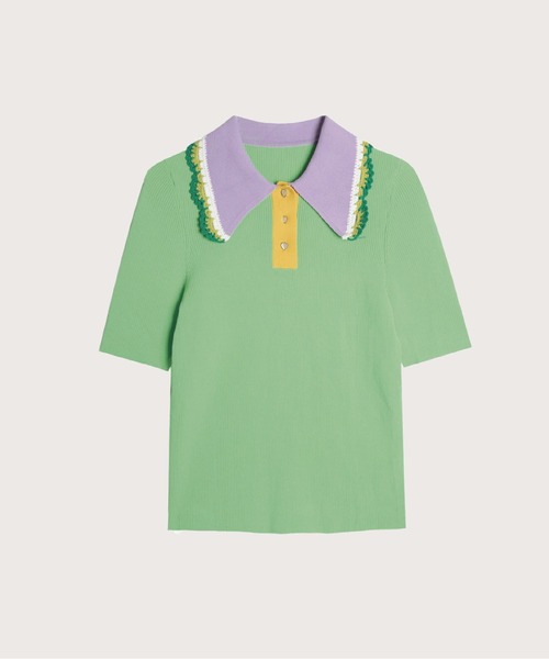 ペレック pelleq 25SS 使い切っ ニットポロシャツ TS0917-SS25