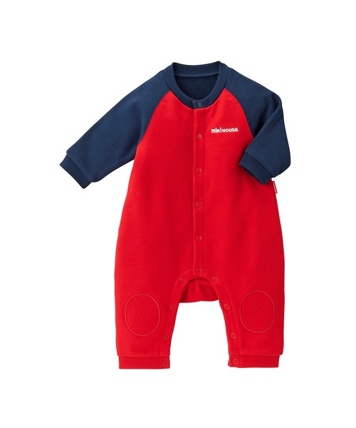 ベビー服 ロンパース バックロゴカバーオール_9