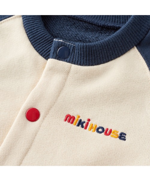 ベビー服 ロンパース バックロゴカバーオール_15