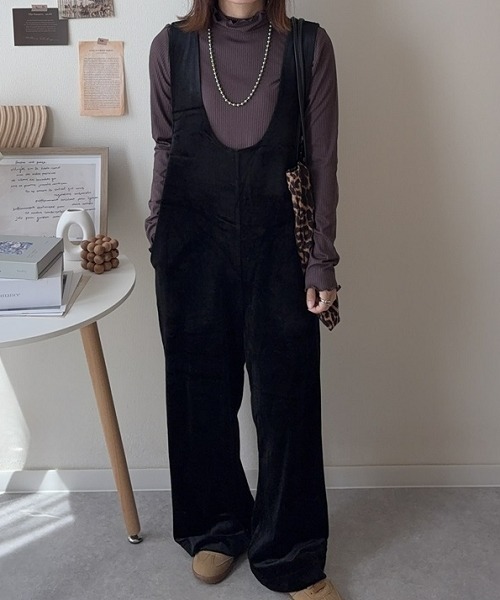 ニッセン tシャツ 細リブハイネックカットソートップス レディース