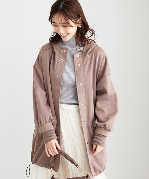 ジャケット・アウター HOWDY. reversible bell sleeve coat reversible bell sleeve coat - HOWDY.