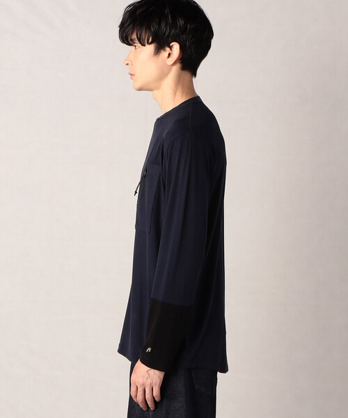 β MEN（ベータ・メン） tシャツ ラグウォームジップポケット長袖T