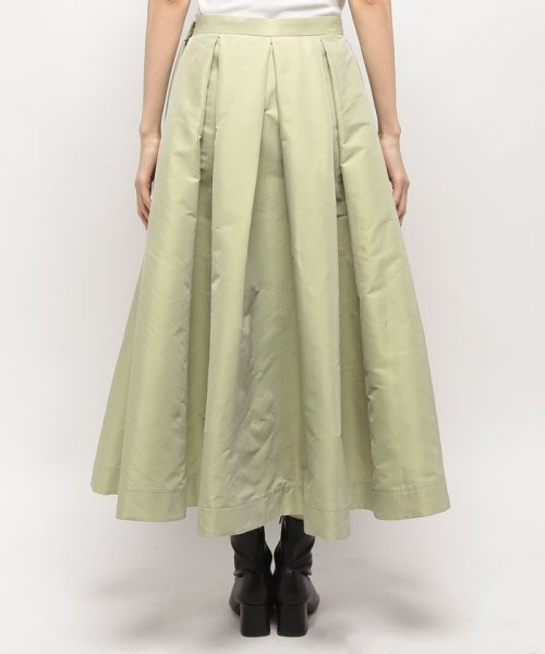 loulou willoughby ドットチュールヨークギャザースカート
