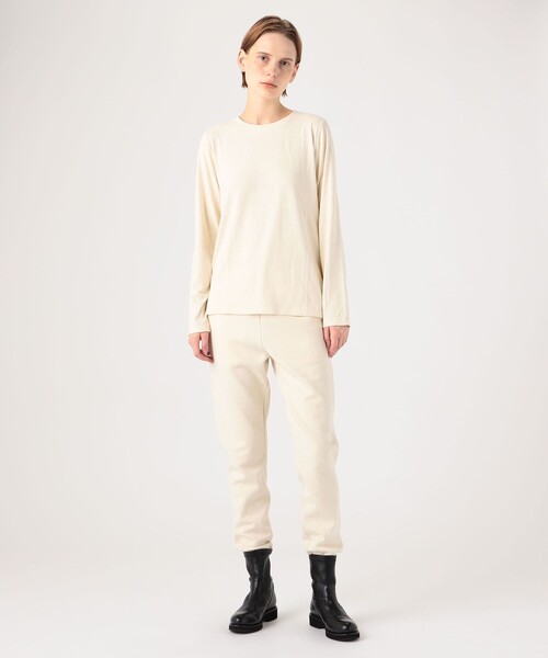 tシャツ Tシャツ レディース BASERANGE SILK LONG SLEEVE TOP｜zozo｜04