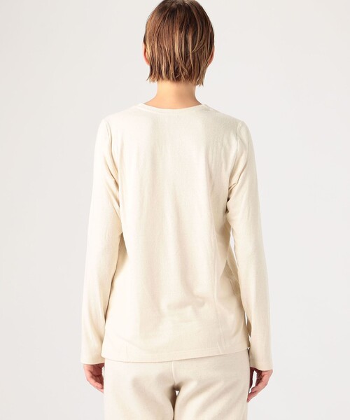 tシャツ Tシャツ レディース BASERANGE SILK LONG SLEEVE TOP｜zozo｜07