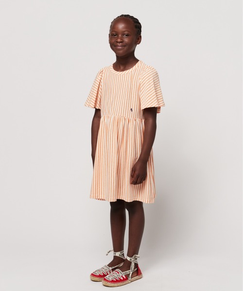 BOBO CHOSES（ボボショーズ） ワンピース Vertical Stripes ruffle