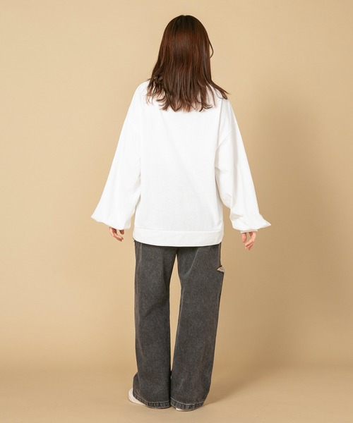JEANS MATE tシャツ 「LIVERY/ライブリー」 クマネコまみロンT