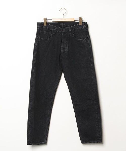 PRADA」 三角ロゴ トライアングルプレート 加工デニムパンツ 29  