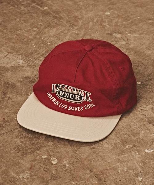 BRIXTON ブリクストン トラッカーキャップ トラッカーハット ワッペン 赤 COPLEY NP HP TRUCKER HAT-RED/WHITE