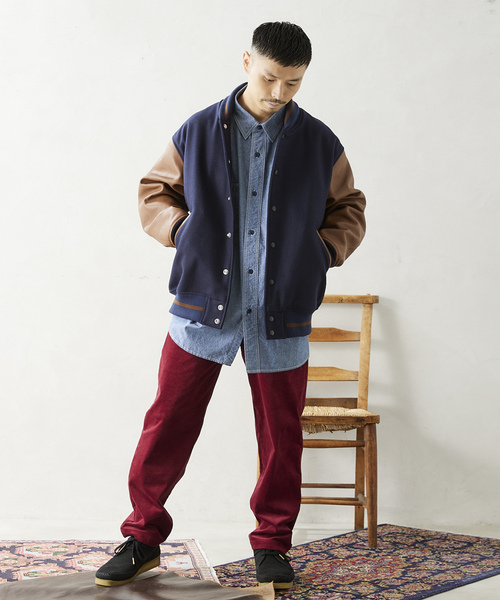SKOOKUM」 スタジャン LARGE ネイビー メンズ : 85122445 : ZOZOTOWN 