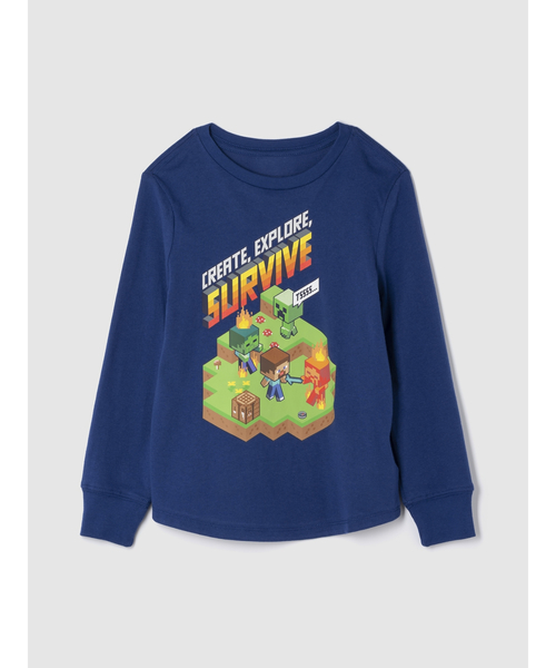 GAP tシャツ GapKids | マインクラフト グラフィックTシャツ キッズ 