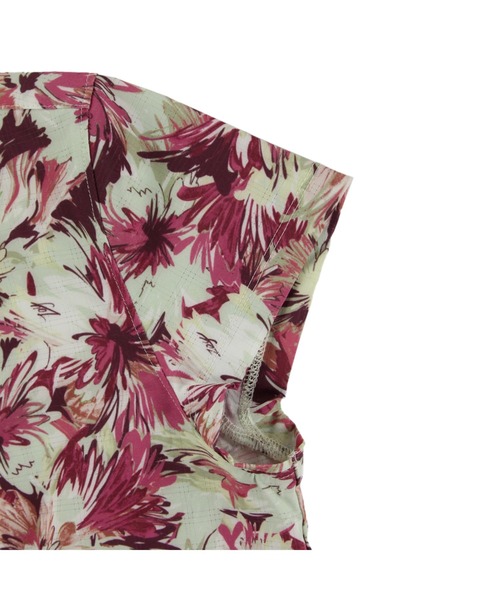 ブラウス シャツ WOMENS ドライフラワープリント 半袖シャツ レディース ZOY ブラウス シャツ WOMENS ドライフラワープリント 半袖シャツ