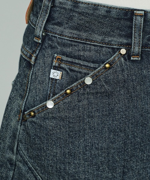 SOMETHING デニムスカート SOMETHING×mk PANEL MINI SKIRT