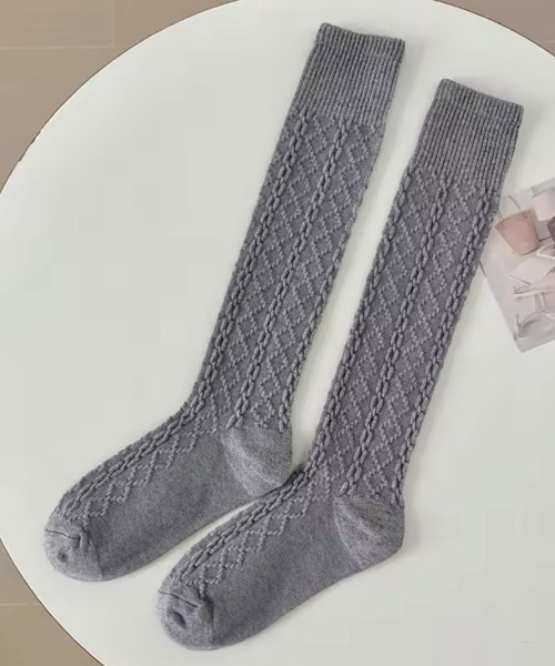 アヤン ayane ケーブル編みハイソックス　2色セット ayane アヤンケーブル編みハイソックス通販 | セレクトショップB公式