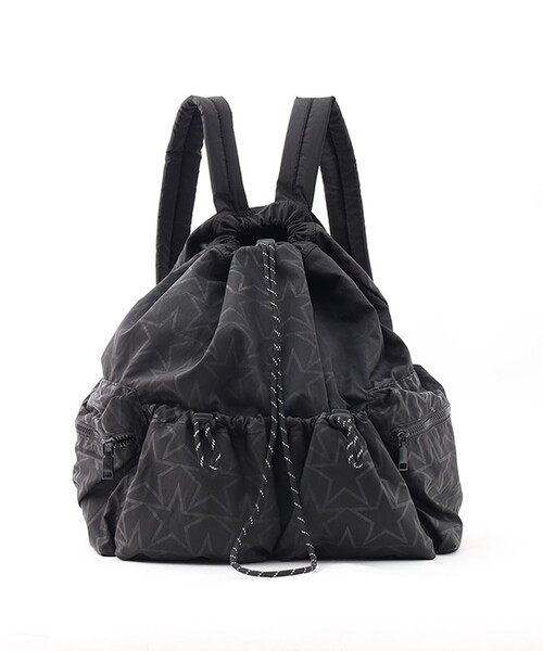 くーこ COOCO（クーコ） デイバック リュック 星柄ドローストリングスリュック