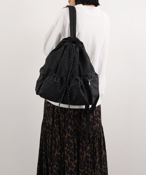 COOCO（クーコ） デイバック リュック 星柄ドローストリングスリュック