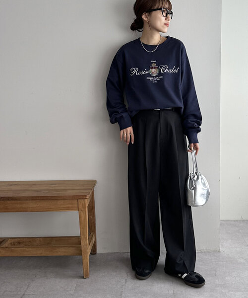 Discoat（ディスコート） tシャツ 「WEB限定」ロゴモチーフスウェット