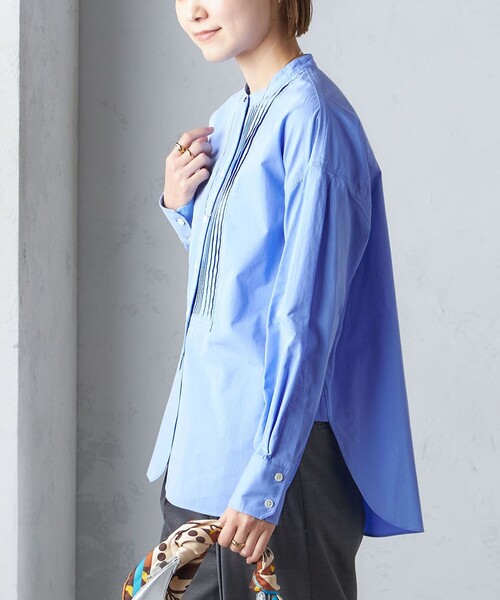 SHIPS - 新品 SHIPS ピンタック2WAYブラウス SHIPS（シップス）の「ピンタック2WAYブラウス◇（シャツ