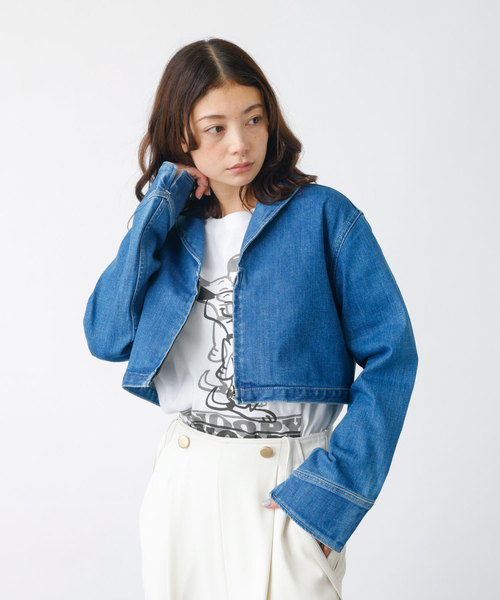 woadblue デニムジャケット woadblue デニムジャケット gジャン 「157×WOADBLUE」Short ZIP