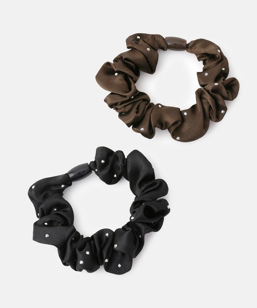 ROPE' PICNIC（ロペ ピクニック） シュシュ スタッズサテンミニ