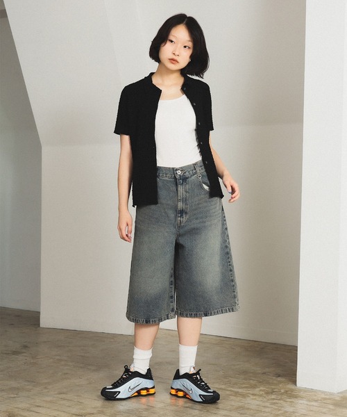 Ray BEAMS ブラウス シャツ シャーリング メロー レディース