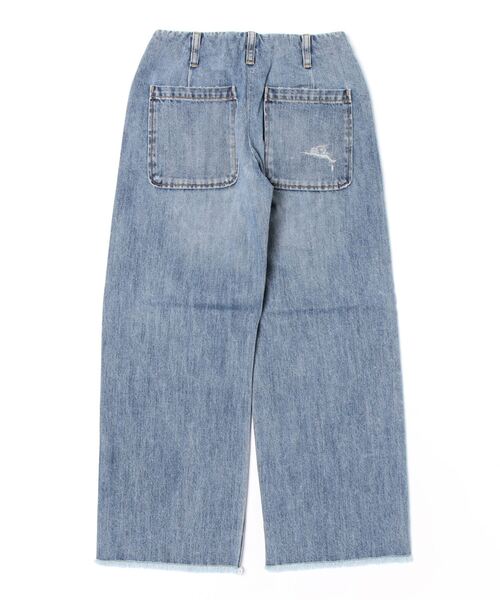 CaRouseLamBRa パンツ デニム ジーンズ DAMAGED LOW RISE WIDE PANTS 