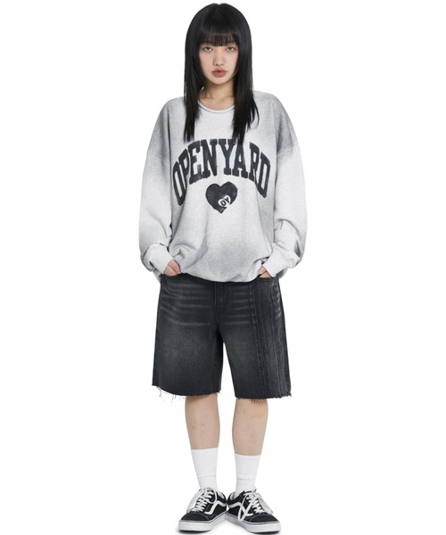 トレーナー スウェット 「OY/オーワイ」 VINTAGE WASHED OPYD MTM/ヴィンテージ ウォッシュド クルーネック レディース メン OY/オーワイ』 VINTAGE WASHED OPYD MTM/ヴィンテージ