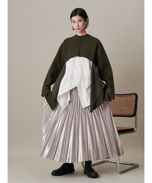 UN3D. ニット セーター 2WAY CAPE KT TOP / 2WAYケープニット