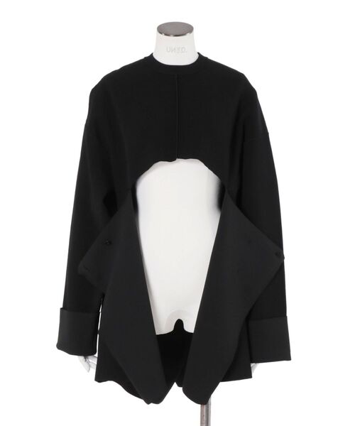 UN3D.（アンスリード） ニット セーター 2WAY CAPE KT TOP / 2WAY