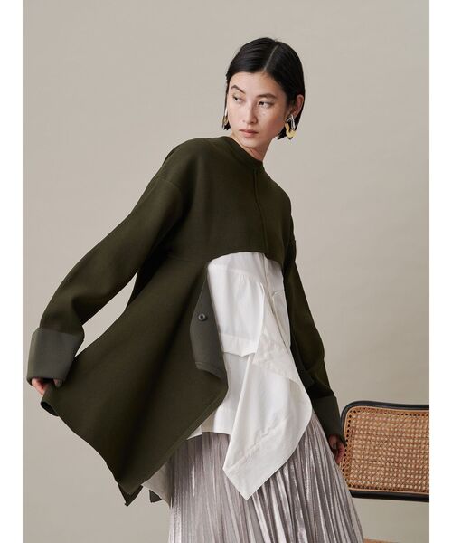 UN3D. 2WAYケープニット アンスリード UN3D. ニット セーター 2WAY CAPE KT TOP / 2WAYケープニット