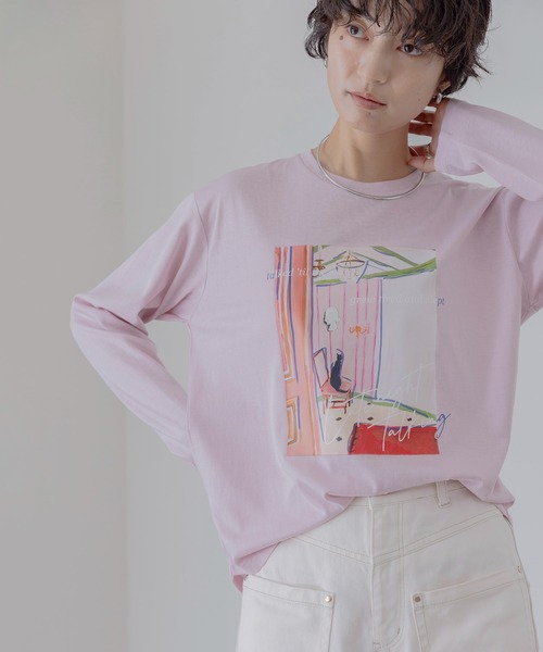 Eimee Law（エイミーロウ） tシャツ アートプリント シアースラブロンT