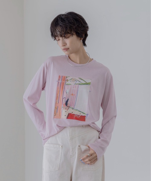 Eimee Law（エイミーロウ） tシャツ アートプリント シアースラブロンT