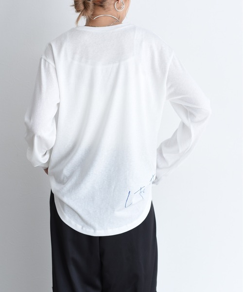 Eimee Law（エイミーロウ） tシャツ アートプリント シアースラブロンT