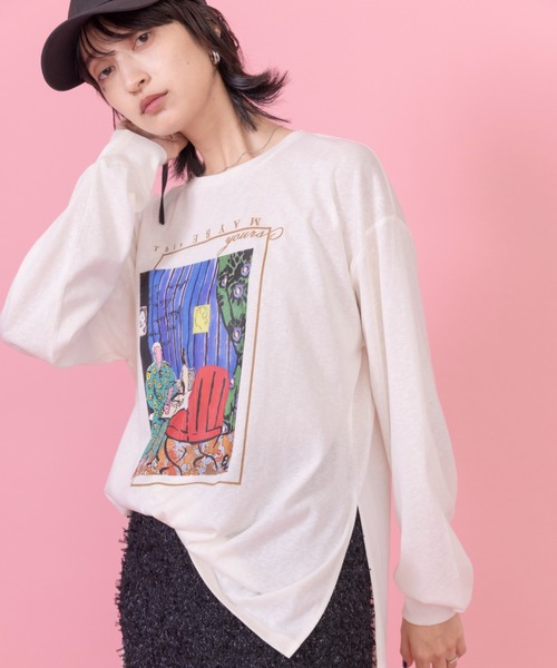 Eimee Law長袖シャツ Eimee Law tシャツ アートプリント シアースラブロンT