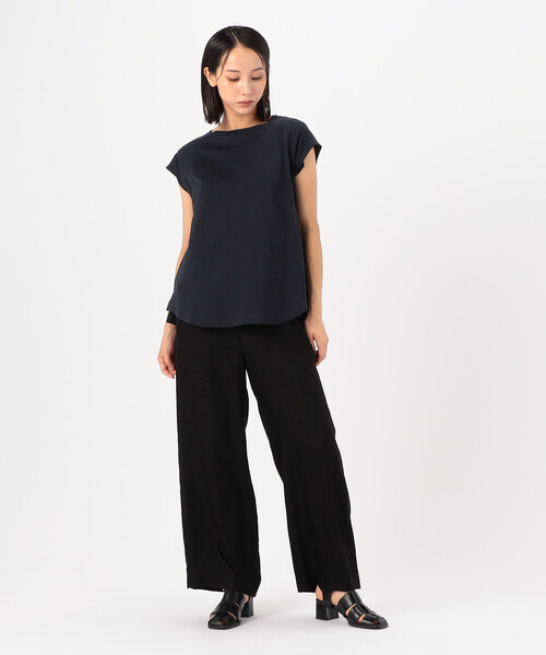 ギャバジン K．T（Gabardine K．T）/麻調合繊 ワイドパンツ Gabardine K.T（ギャバジンK.T） パンツ 麻調合繊 ワイドパンツ