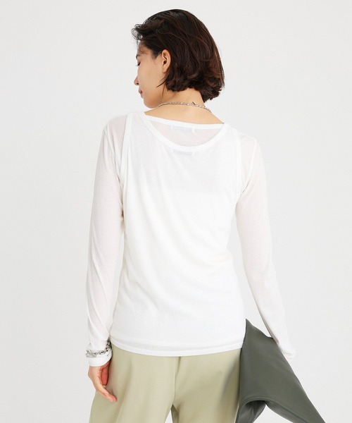 BABYLONＥ　新品　カットソー　ライン綺麗 BABYLONE｜レイヤードカットソー | Rakuten Fashion(楽天ファッション