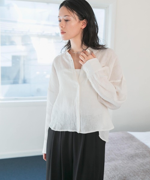 ブラウス シャツ リネンワイドショートシャツ レディース URBAN RESEARCH ブラウス シャツ リネンワイドショートシャツ