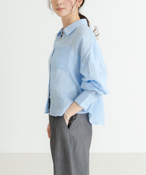 美品　Y's ワイズ　リネン半袖シャツブラウス 楽天市場】y's 半袖シャツの通販