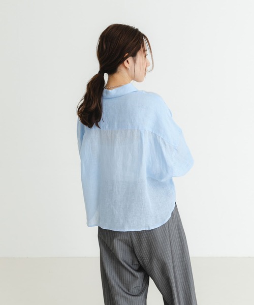 アーバンリサーチ　リネンワイドショートシャツ URBAN RESEARCH｜リネンワイドショートシャツ | Rakuten Fashion