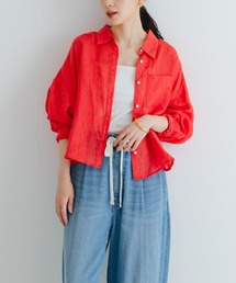 ブラウス シャツ リネンワイドショートシャツ レディース｜ZOZOTOWN Yahoo!店