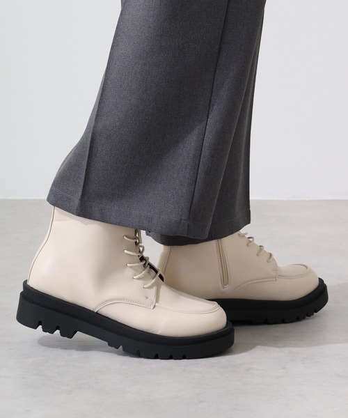 「LibertyDoll」 ブーツ 44 アイボリー メンズ_画像9