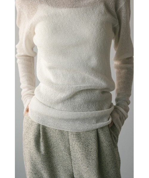 ボトルネックハイゲージニット GRY STYLEMIXER ニット セーター ボトルネックハイゲージニット