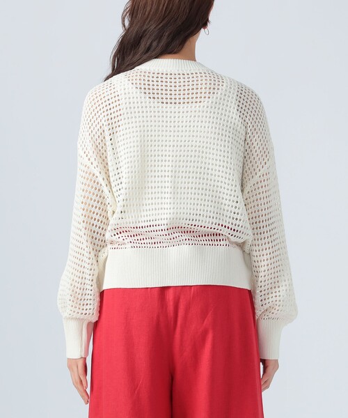 美品　BEAMS FUTURE ARCHIVE　メッシュニット　カーディガン 美品 BEAMS FUTURE ARCHIVE メッシュニット カーディガン