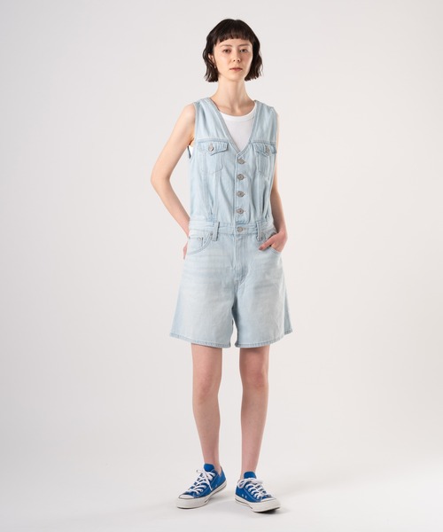 Levi's デニムオーバーオール Levi's プレミアム スケートフィット デニム オーバーオール